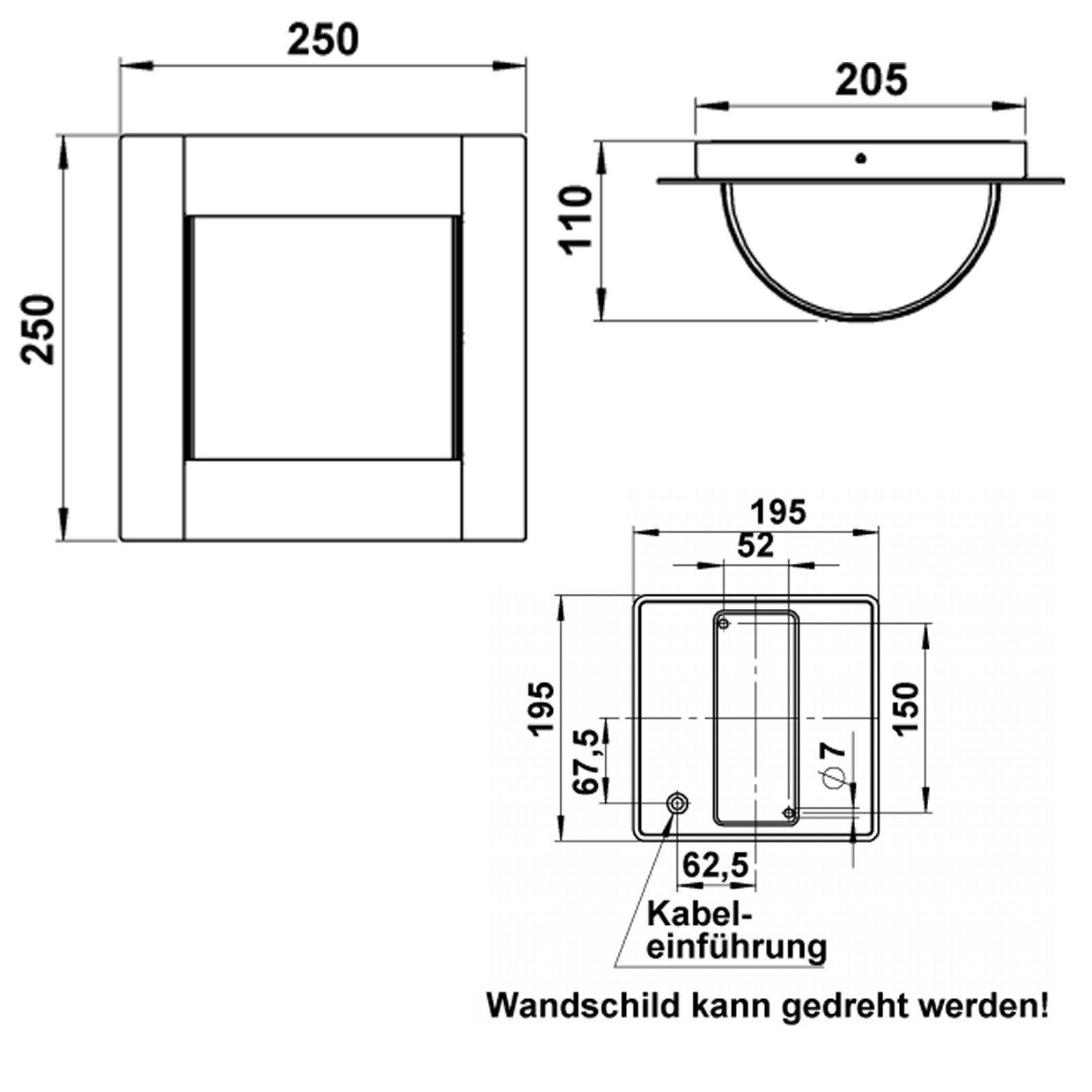 Abmessungen Abmessungen